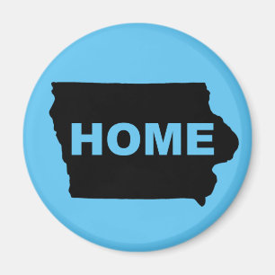 Aimant de réfrigérateur Iowa Maison Loin de l'État