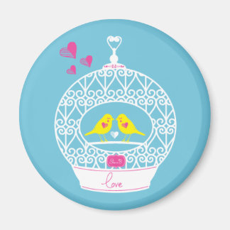 Aimant de réfrigérateur mignon - Design de cage d'