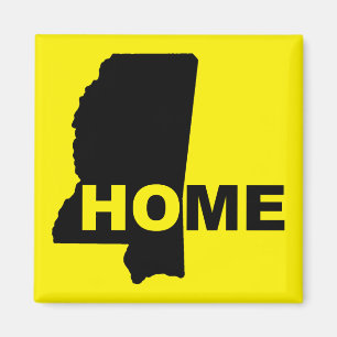 Aimant de réfrigérateur Mississippi Maison Loin de