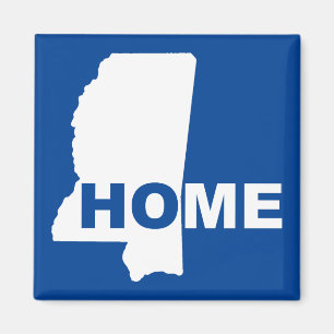 Aimant de réfrigérateur Mississippi Maison Loin de