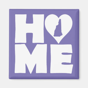 Aimant de réfrigérateur New Hampshire Home Heart S