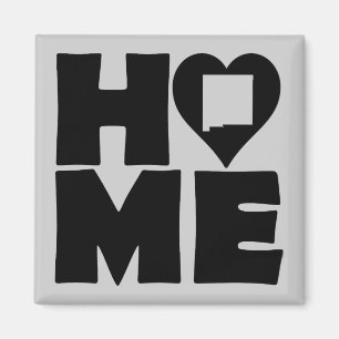Aimant de réfrigérateur New Mexico Home Heart Stat