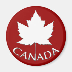 Aimant de réfrigérateur souvenir du Canada Feuille