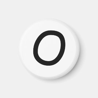 Aimant de réfrigérateur Tic Tac Toe 1-1/4" "O"