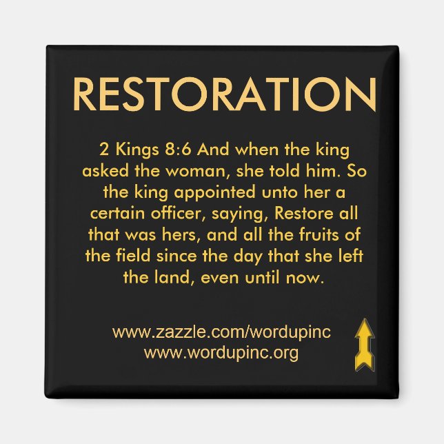 Aimant de restauration (Devant)