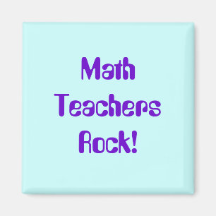 Aimant de roche de professeurs de maths
