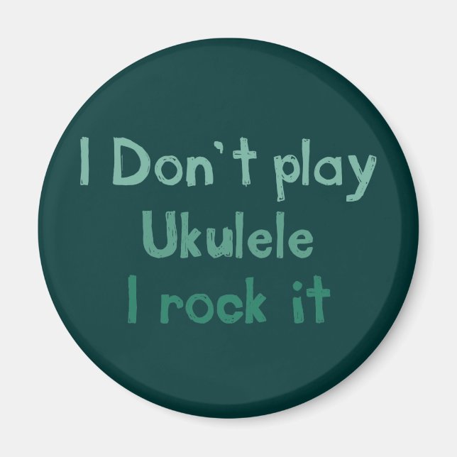 Aimant de Roche Ukulele (Devant)