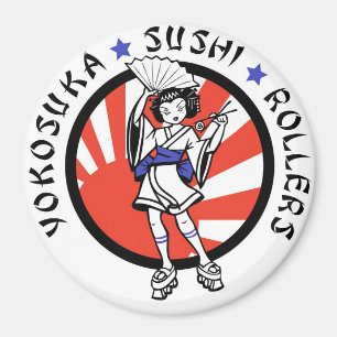 Aimant de rouleau de sushi de Yokosuka