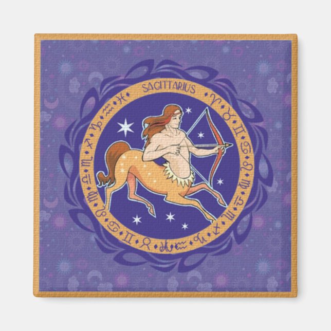 Aimant de Sagittaire de signe de Sun (Devant)