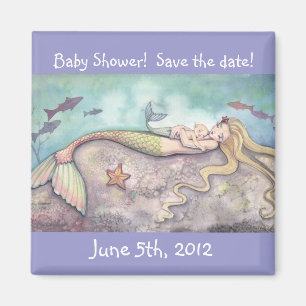 Aimant de sauvegarde de la date de la Baby Shower 
