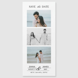 Aimant de sauvegarde de mariage avec photo personn