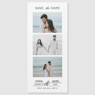 Aimant de sauvegarde de mariage avec photo personn