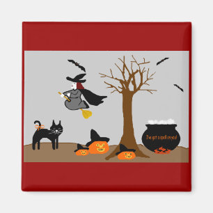 Aimant de scène de Halloween