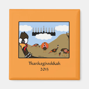 Aimant de scène de Thanksgivukkah