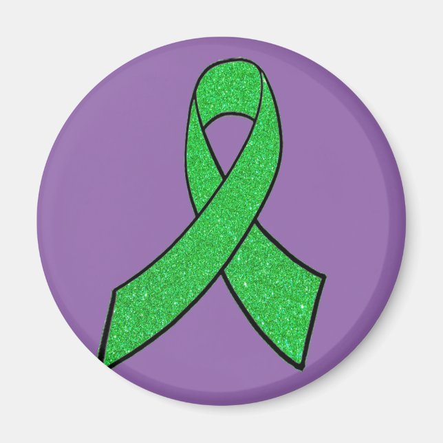 Aimant de sensibilisation à la maladie de Lyme vio (Devant)