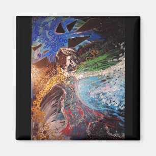 Aimant de sensibilisation au blanchiment de la pea