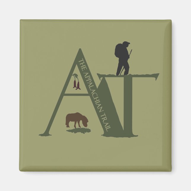 Aimant de sentier des Applalachides (Devant)