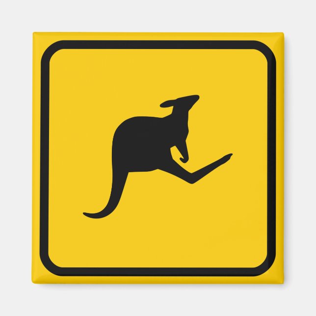 Aimant de signalisation Roo Xing (Devant)