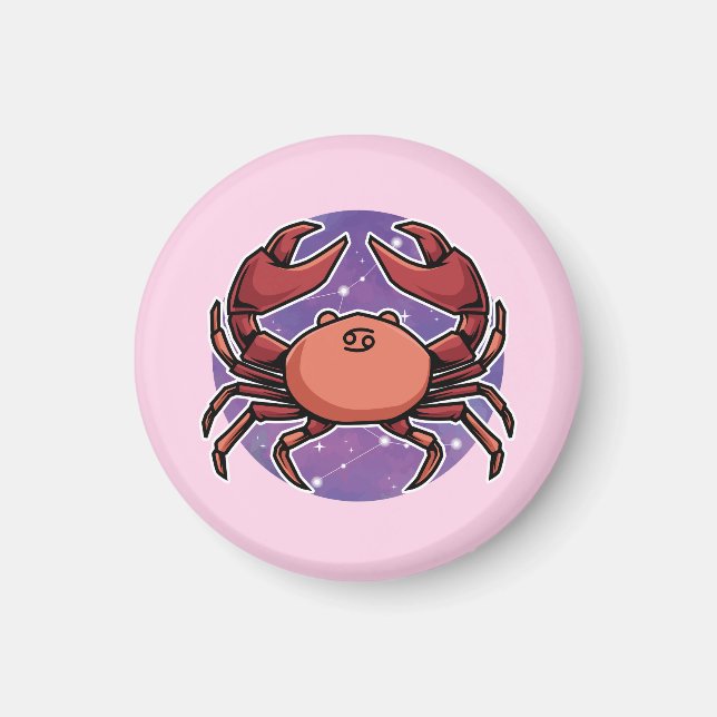 aimant de signe astrologique pour anniversaire, an (Devant)