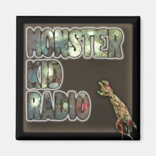 Aimant de signe de radio d'enfant de monstre