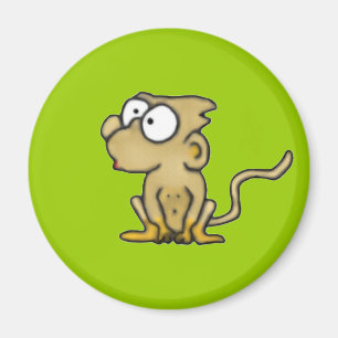 Aimant de singe de bande dessinée