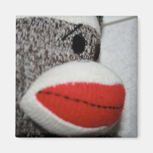 Aimant de singe de chaussette