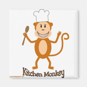 Aimant de singe de cuisine