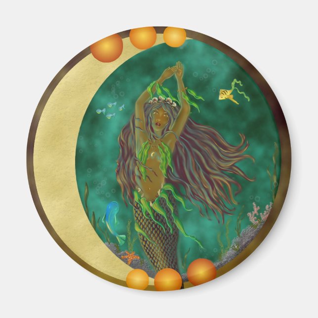 Aimant de sirène à demi-lune (Devant)