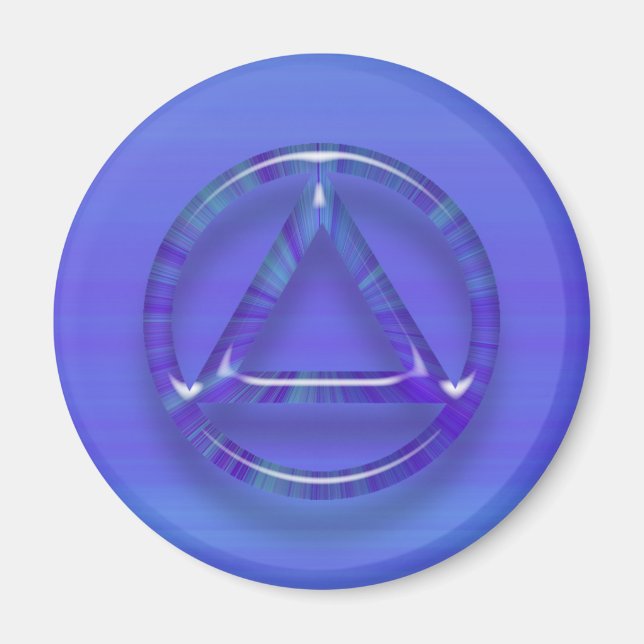 Aimant de sobriété de récupération du cercle et du (Devant)