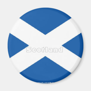 Aimant de souvenir de drapeau de saltire de