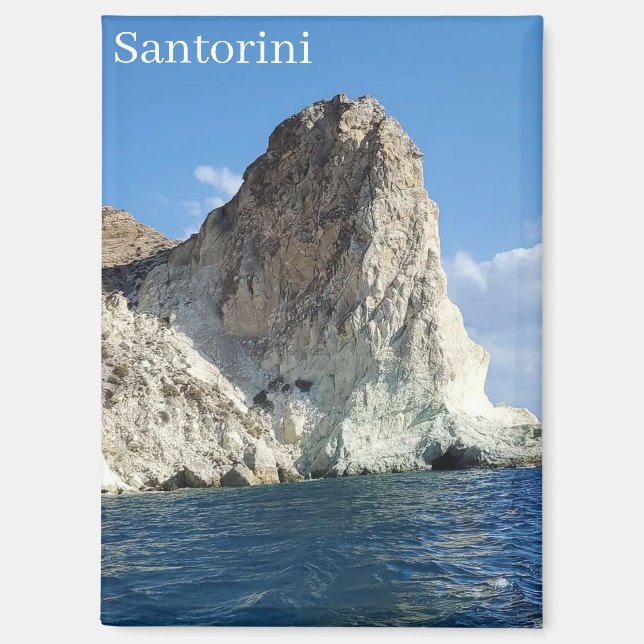 Aimant de souvenir de Santorin Grèce (Recto)