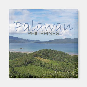 Aimant de souvenir de voyage de Palawan