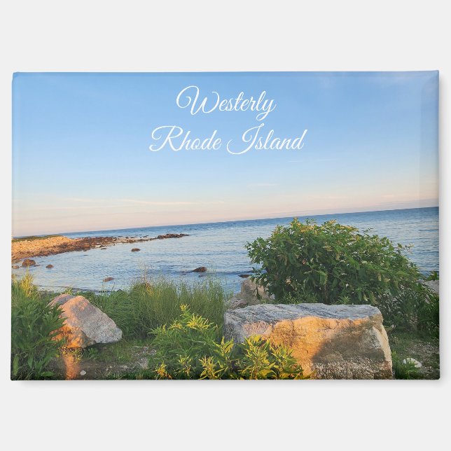 Aimant de souvenir de Westerly Rhode Island (Recto)