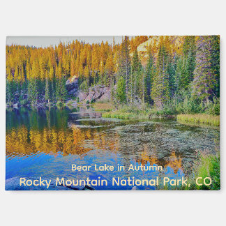 Aimant de souvenir du parc national de Rocky Mount