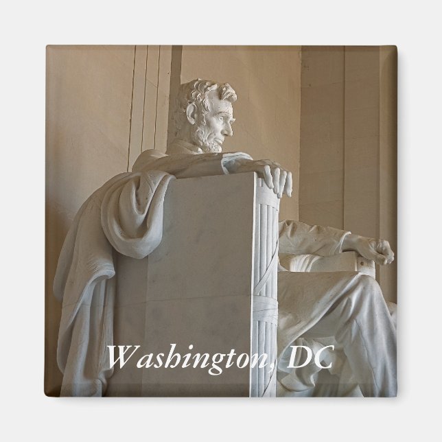 Aimant de Statue Lincoln Sideways (Devant)