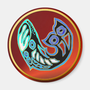 Aimant de symbole de baleine