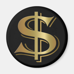 Aimant de symbole dollar