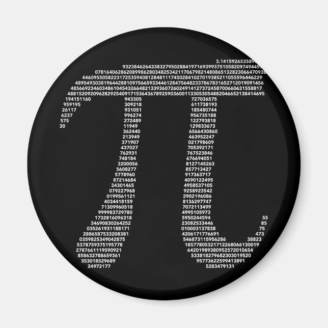 Aimant de symbole Pi (Devant)