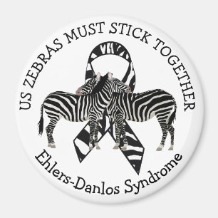 Aimant de syndrome d'Ehlers-Danlos d'EDS de zèbre