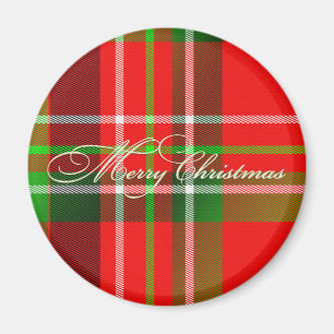 Aimant de tartan de Noël