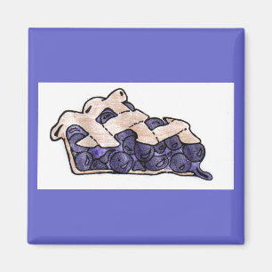 Aimant de tarte de myrtille