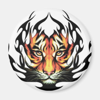 Aimant de tatouage tribal de Tiger