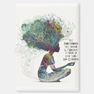 Aimant de transformation de la femme inspiré