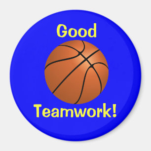 Aimant de travail d'équipe de basket-ball