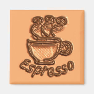 Aimant de tuile de café express