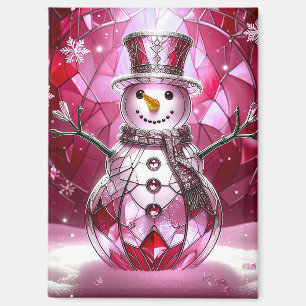 Aimant de vacances Flocons de neige Bonhomme de ne