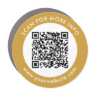 Aimant de voiture à modèle de code QR personnalisé