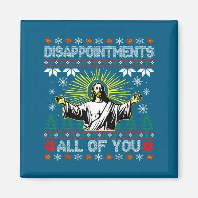 Aimant De Vos Déceptions À Jésus Noël Moche (Devant)