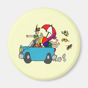 Aimant de voyage de plage