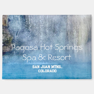 Aimant de voyage de sources thermales de Pagosa